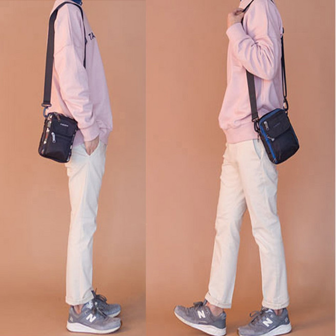 허리벨트 장착 필기구 꽂는 미니 크로스백 다용도 스마트폰 가방 C561