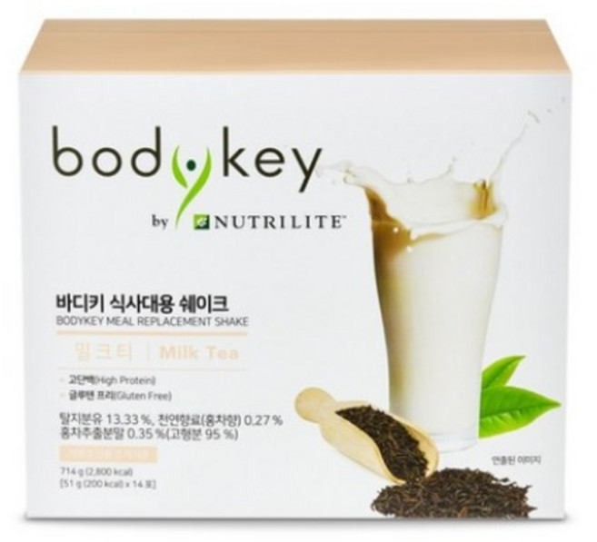 바디키 식사대용 쉐이크 밀크티, 714g, 1개