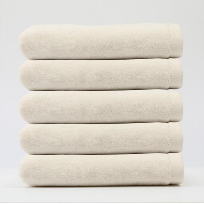 리빙유진 국내산 친환경 렌징모달타올 고급 호텔 수건 170g 10장, 10개, 베이지