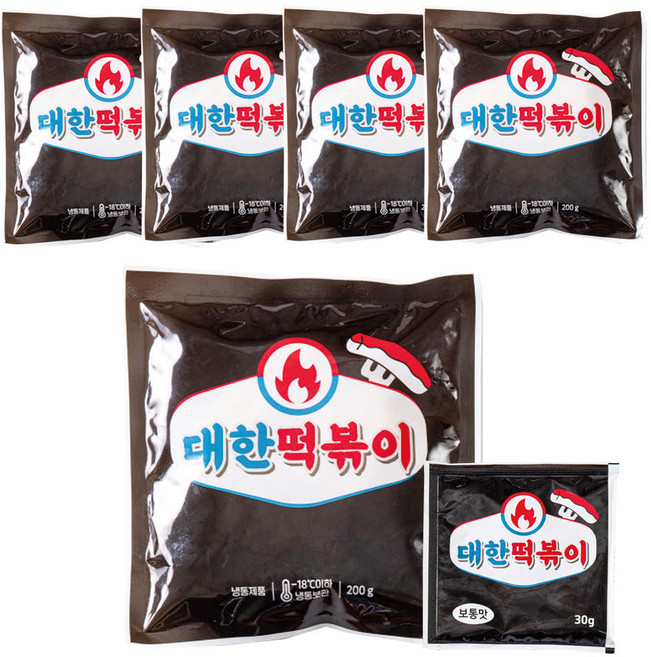 무려 5팩 남녀노소 누구나 좋아하는 감칠맛 일품 대용량 230gx5팩 보통맛 총1150g, 5개, 230g