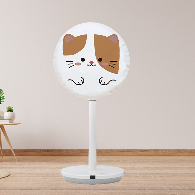 코팅블루 유럽풍 스판 전기종호환 암막 선풍기커버, 11.해피캣츠