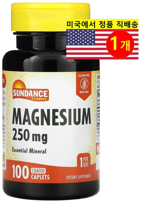 Sundance 마그네슘 250mg Magnesium, 1개, 100정 - 쿠팡