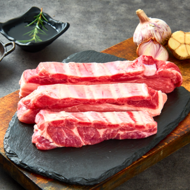 미트컷 한돈 국내산 돼지 갈비(구이&찜용).냉동, 1kg, 2개