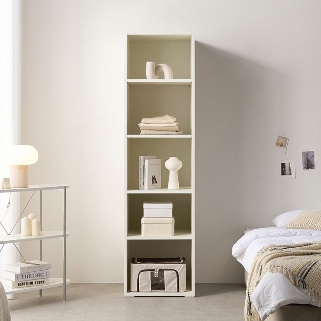 [케이컴퍼니본사] 피크 푸시500오픈선반장, 화이트