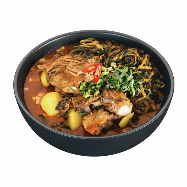 김가네 식탁 국내산 등뼈 감자탕 5kg + 겨자소스, 1개, 1kg