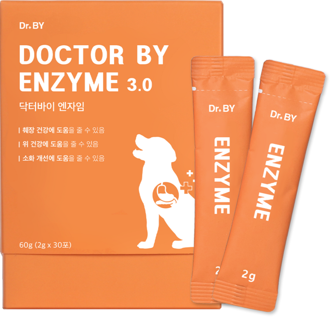닥터바이 강아지 엔자임 영양제, 60g, 소화기능/췌장/위개선, 1세트