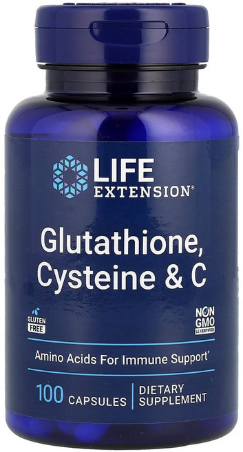 라이프익스텐션 글루타치온 시스테인 & C 캡슐 100정, 1개