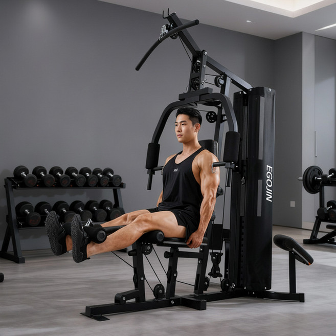 이고진 멀티 홈짐 EX006A 레그프레스 68kg 블럭포함 멀티짐 택배발송, 단품, 단품