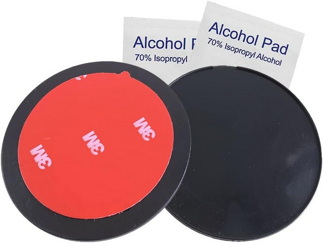 랜드콘셉트 95MM 접착 대시보드 패드 장착 디스크 흡착 컵 핸드폰 GPS 3 74인치 와이드 직경 2개, 70mm