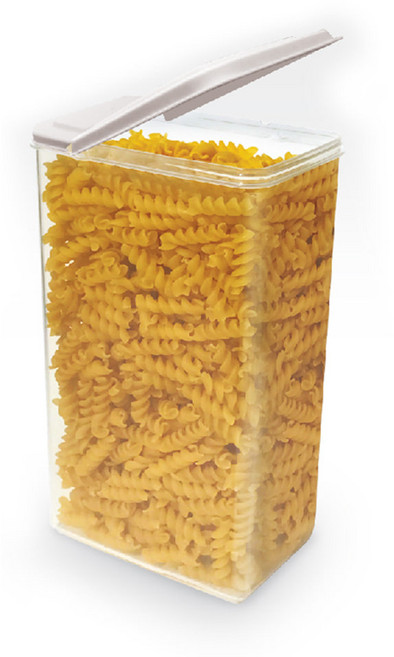 국산 반오픈 저장용기 보관통 시리얼 파우더 분유 잡곡통 쌀통 커피통, 대형-2.5L, 1개