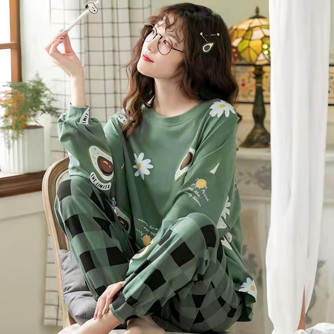 엘쏘 캐릭터 잠옷 파자마 상하의 세트