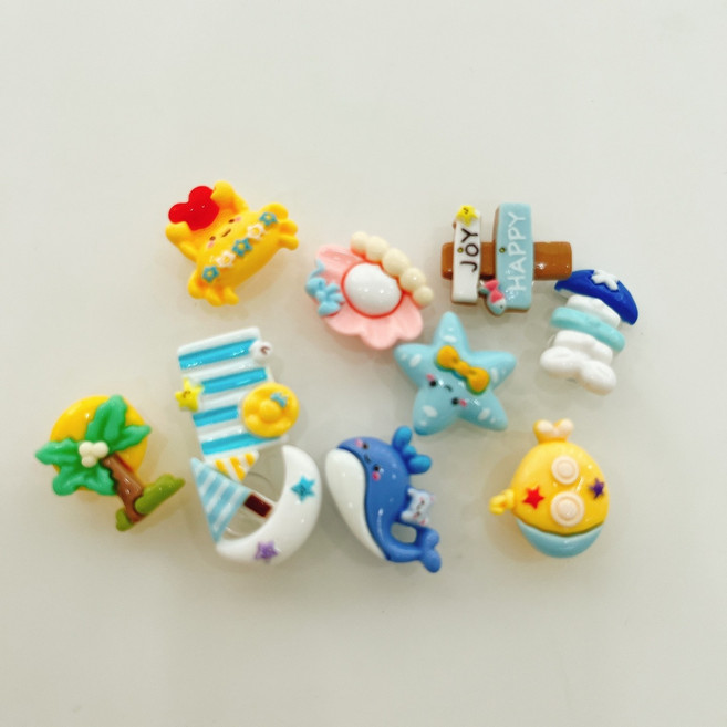 신발꾸미기 파츠 바다10종