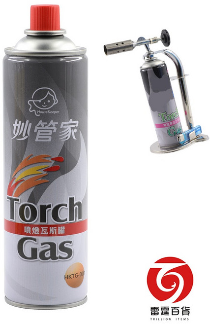 妙管家噴燈專用瓦斯罐300g - 露營烤肉野炊瓦斯燃料, 1個