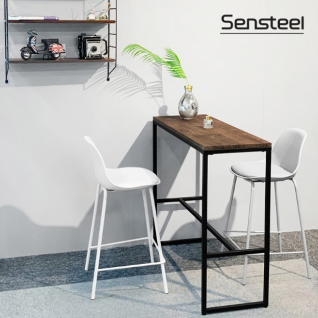 센스틸 sensteel 철제 홈바 테이블 아일랜드 식탁 1000, 1개