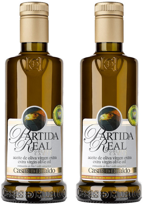 까사스디후알도 파르티다리얼 엑스트라버진 올리브오일 산도0.1 냉압착, 2개, 500ml