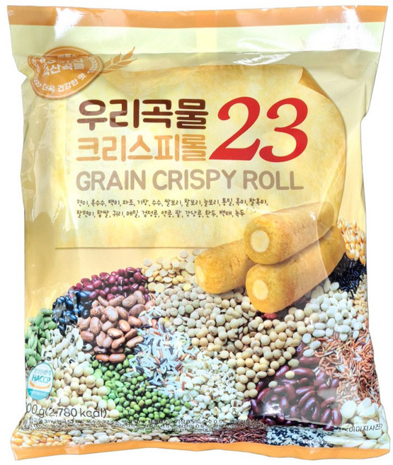 우리곡물 23 크리스피롤 곡물과자 치즈맛, 1개, 500g