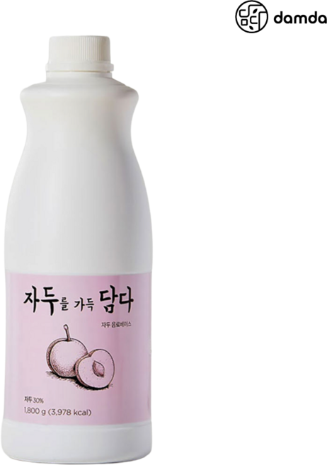 [담다] 자두 베이스 자두를 가득담다 1.8kg x 1개 카페음료 음료베이스 에이드 주스