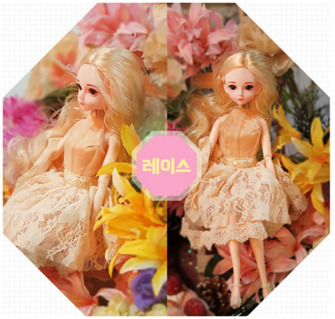 트윈스몰 KC인증 구체관절인형 30cm, 스칼렛레이스, 1개