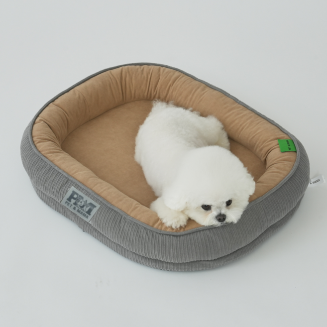 펫앤홈스 애견 꿀잠 방석, 브라운, 1개