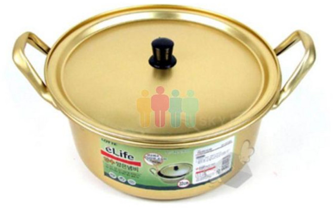 롯데이라이프 이라이프양은냄비 양수22cm, 22cm, 혼합색상, 1개