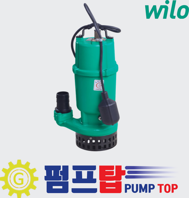 PD-751MA 윌로펌프 플로트스위치타입 자동 볼류트형 배수용 수중펌프, 1개