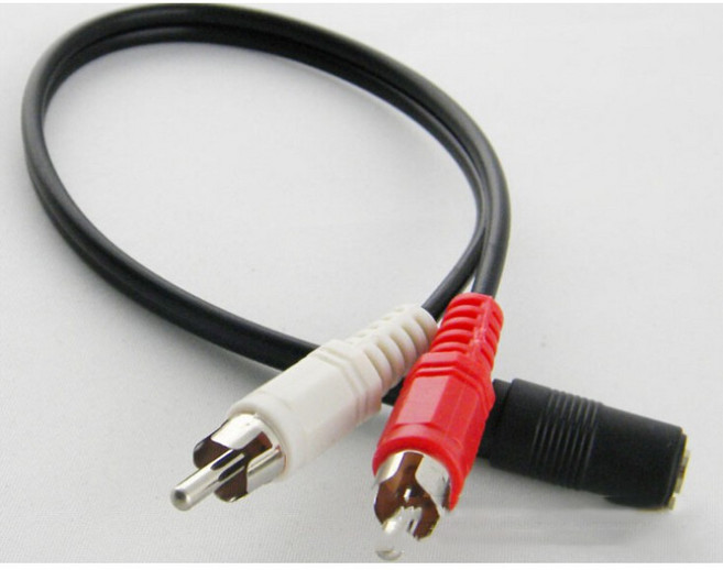 3.5mm 轉 RCA 類比AV端子 音頻轉接線
