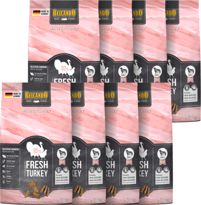 벨칸도 마스터크래프트 세트, 8개, 500g, 칠면조