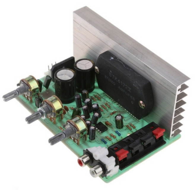 DX0408 디지털 파워 오디오 스테레오 앰프 보드 100W, 1개