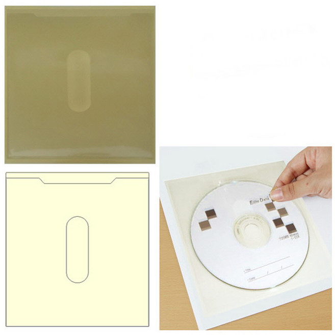 주머니형 포켓 라벨테이프 CD케이스 30매