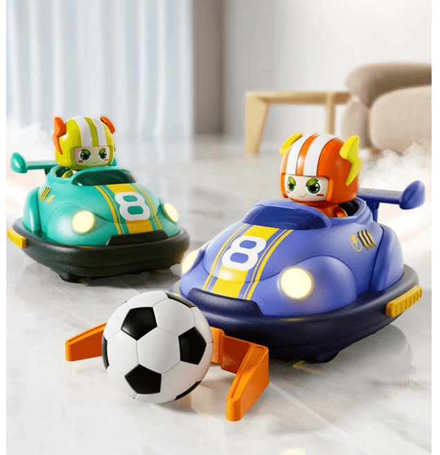 자동차장난감 드리프트RC카 원격조종 축구 대결 범퍼카 장난감자동차 선물용, 1개, A세트