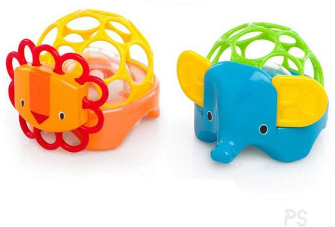 오볼 롤리래틀 (81517) (랜덤발송) - 멜로디완구 감각발달 유아완구 교육완구 장난감, 상세페이지 참조, 1개