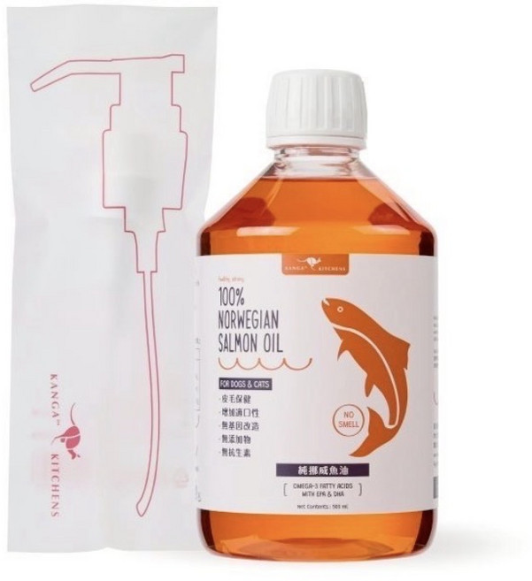 Kanga Kitchens 挪威鮭魚油, 1個, 皮膚/毛髮健康, 500ml