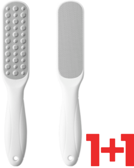 멜팅마켓 굳은살 뒤꿈치 양면 각질제거기, 2개입, 1세트