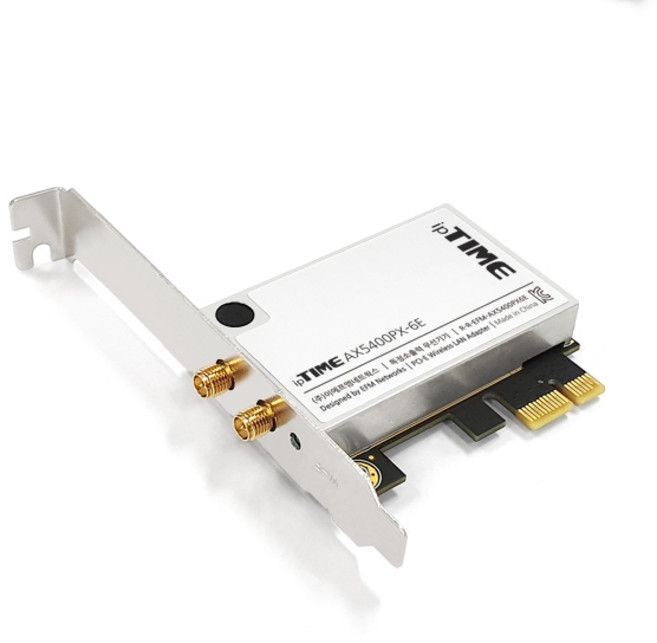EFM 아이피타임 ipTIME AX5400PX-6E PCI-Express 데스크탑 무선랜카드, 1개