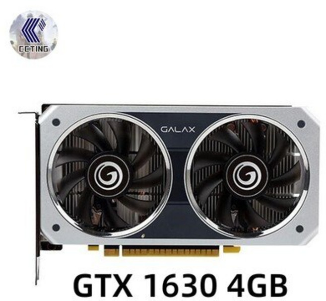 GALAXY GTX 1630 4GB 그래픽 카드 GDDR6 게임 데스크탑 컴퓨터 PC 비디오 64bit Nvidia GPU placa de 중고, 02 GTX 1630 4GB, 1개