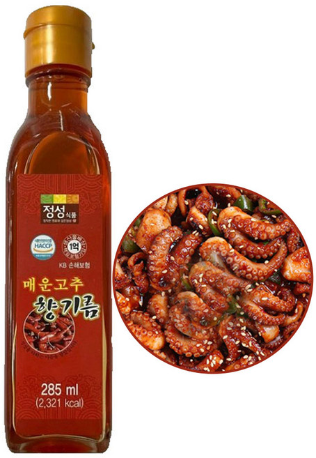 정성식품 매운고추 향기름, 1개, 285ml