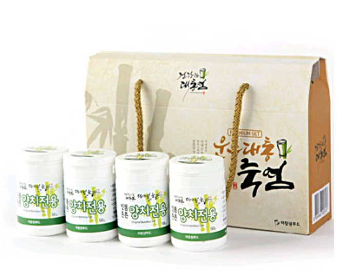 900도이상 온도에서 7일이상 구운 양치죽염 선물세트, 4개, 50g