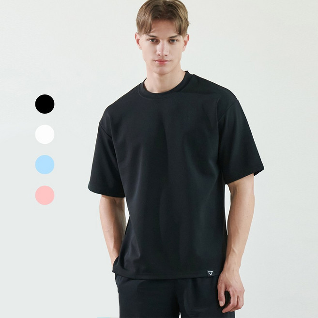 공기같이 편한 기능성 에어 오버핏 반팔 티셔츠 래쉬가드 겸용 U_5N1055