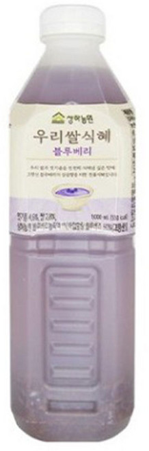 [상하농원] 우리쌀 식혜 블루베리, 1L, 1개