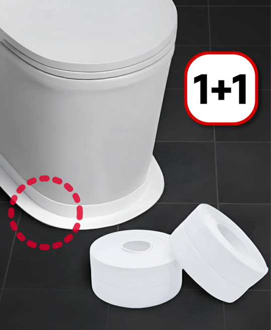 벨로브 1+1 초강력 방수 테이프 욕실 세면대 다용도 테두리 틈새 보수, 2개, 3m