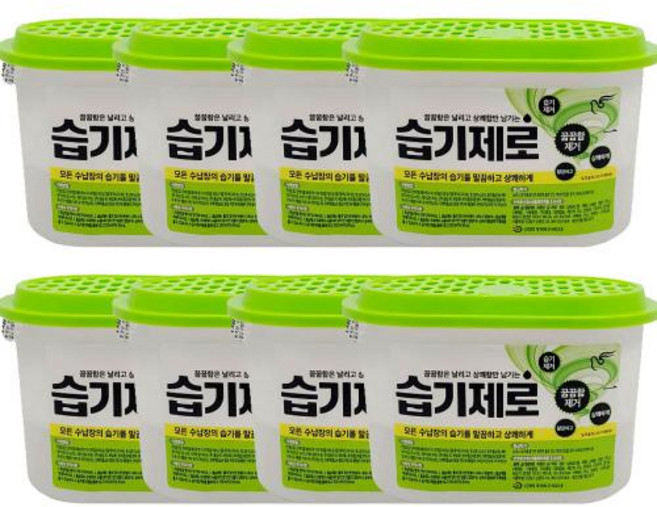 피죤 제습제, 8개, 275g