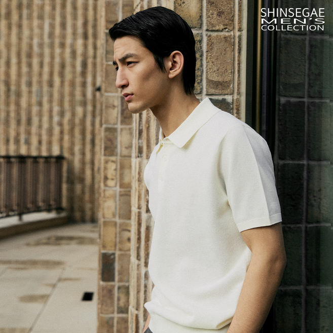 26SS SUMMER 신세계맨즈컬렉션 뉴폴로 풀오버 아이보리