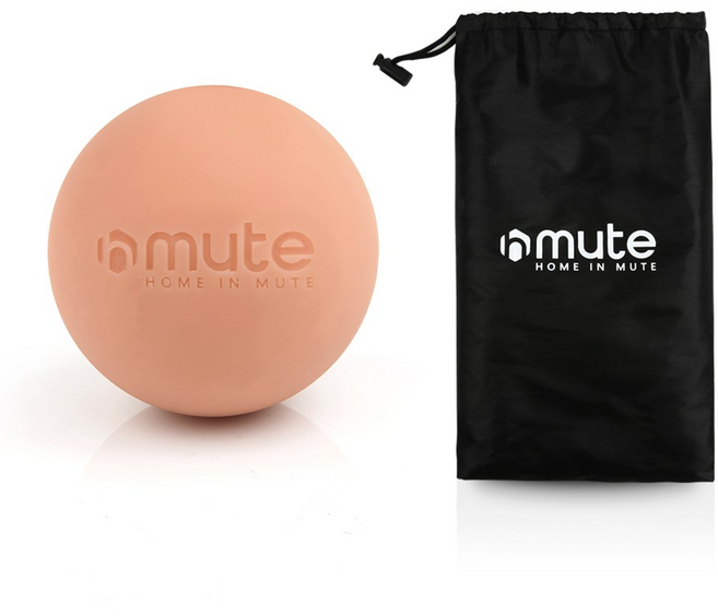 뮤트 릴리즈 기본형 마사지볼, 1개, 코랄