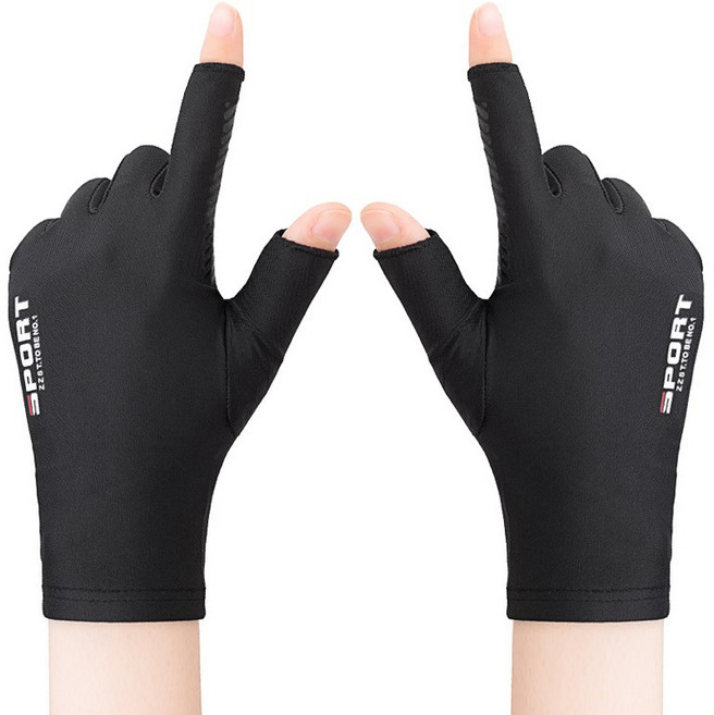 리버폭스 오토바이 스쿠터 라이더 쿨 장갑 양손 세트, 블랙