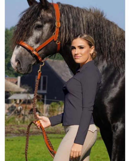 승마복 승마자켓 승마부츠 말부츠 여성용 승마 셔츠 부드러운 긴 소매 상의 라이더 쇼 베이스레이어 티셔츠 의류 착용 패션, 5) Grey - S, 1개