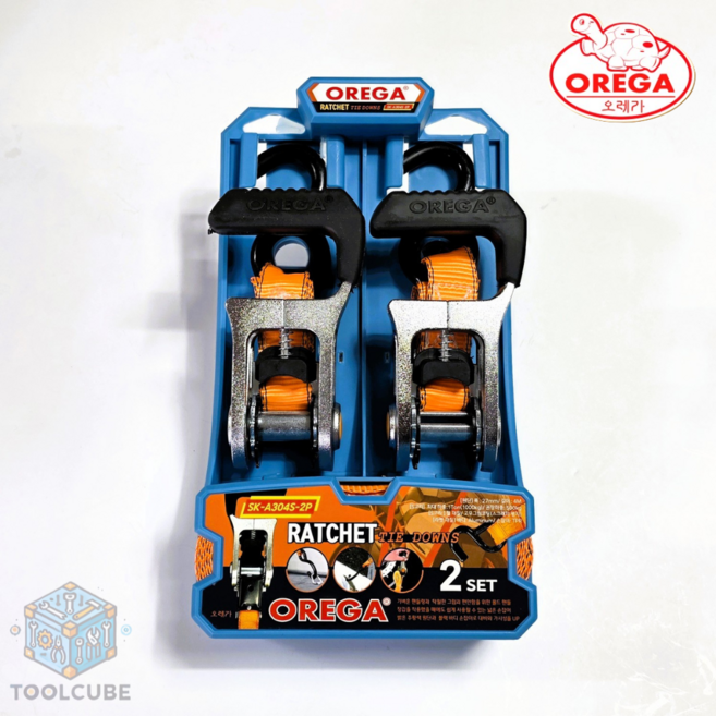 Toolcube 오레가 초경량 알루미늄 소형자동바 SK-A304S-2P 27mm x 4M, 1개