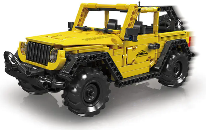 지프 랭글러 호환테크닉 746pcs 블럭 풀백버전, 1개