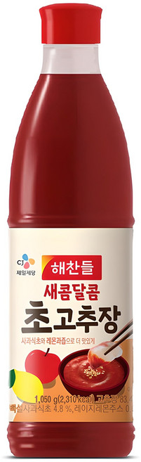 해찬들 새콤달콤 초고추장, 1.05kg, 1개