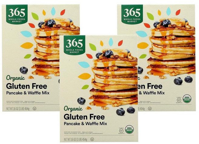 365 홀푸드마켓 팬케이크 앤 와플 믹스 454g, 3개