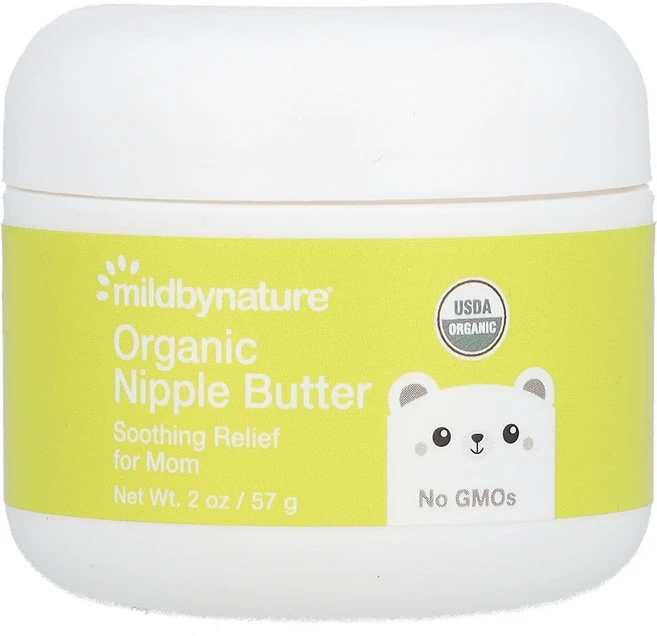 Mild By Nature 유기농 니플 버터 57g(2oz), MildByNature유기농니플버터57g2oz, 57g, 1개 - 쿠팡